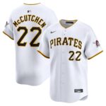 Men's Pittsburgh Pirates #22 Andrew McCutchen  White Home Limited Player Jersey