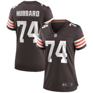 Chris Hubbard Cleveland Browns  Women's Game Jersey - Brown