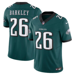 Men's Philadelphia Eagles #26 Saquon Barkley Midnight Green Vapor F.U.S.E. Limited Jersey