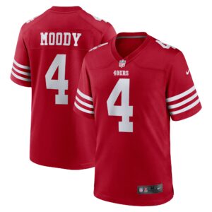 Jake Moody San Francisco 49ers Team Game Jersey - Scarlet