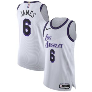 LeBron James Los Angeles Lakers 2022/23 Authentic Jersey - City Edition - White