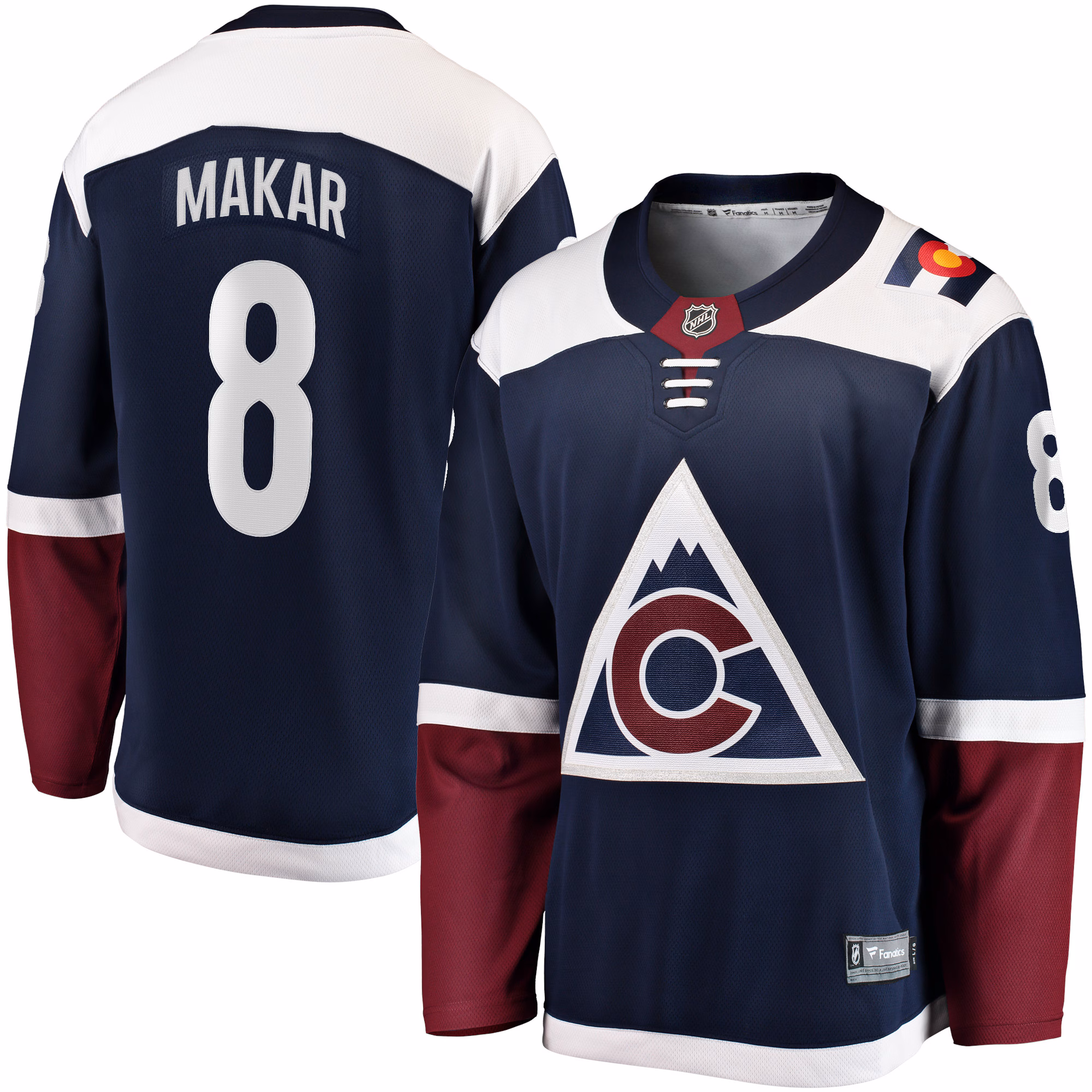Colorado Avalanche Cale Makar #8 Fanatics Navy  Breakaway Jersey