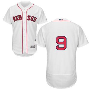 Boston Red Sox #9 Ted Williams White Flexbase Collection Stitched Jersey