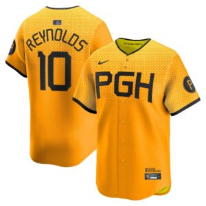 Men's Pittsburgh Pirates Bryan Reynolds  Gold City Connect Limited Player Jersey