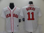 Men's Boston Red Sox #11 Rafael Devers White Cool Base Jersey
