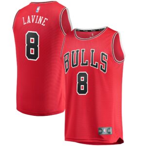 Zach LaVine Chicago Bulls  Fast Break Replica Jersey Red - Icon Edition