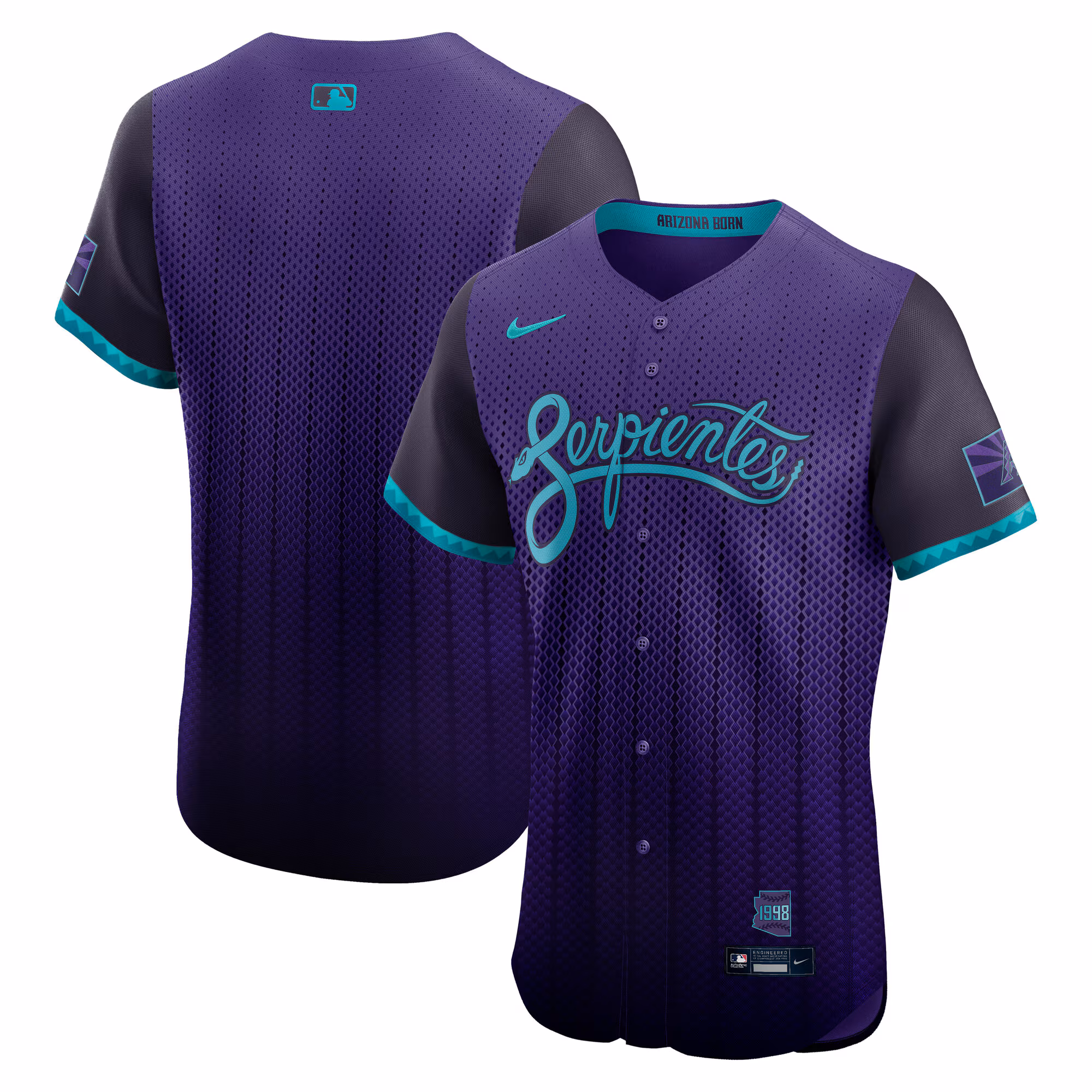 Arizona Diamondbacks  Purple 2025 City Connect Elite Jersey