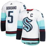 Mark Giordano Seattle Kraken  Captain Away Authentic Pro Player Jersey - White