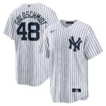 New York Yankees Paul Goldschmidt #48 White Home Replica Jersey