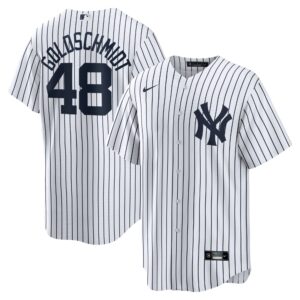 New York Yankees Paul Goldschmidt #48 White Home Replica Jersey