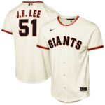 Youth San Francisco Giants Jung Hoo Lee #51 Cream Home Replica Player Jersey