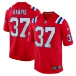 Damien Harris New England Patriots  Game Jersey - Red
