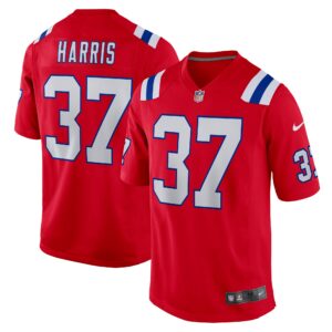 Damien Harris New England Patriots  Game Jersey - Red