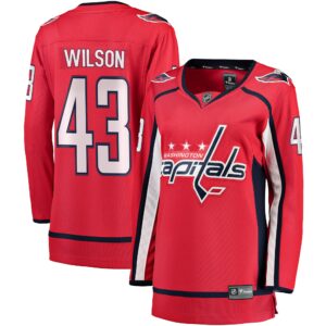 Tom Wilson Washington Capitals Women's Home Premier Breakaway Player Jersey - Red