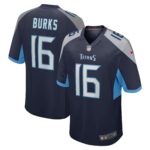 Treylon Burks #16 Tennessee Titans Navy Player Game Jersey