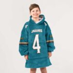 Kid 4 Jacksonville Football Unisex Blanket Hoodie