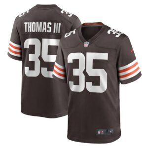 Charlie Thomas Cleveland Browns Team Game Jersey -  Brown
