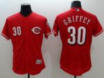 Cincinnati Reds #30 Ken Griffey Red Flexbase Collection Stitched Jersey