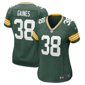 Innis Gaines Green Bay Packers Women's Game Jersey - Green