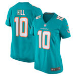 Tyreek Hill Miami Dolphins  Women's Game Jersey - Aqua