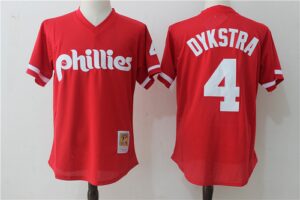Mitchell and Ness Philadelphia Phillies #4 Jimmy Foxx Red Jersey