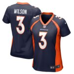 Russell Wilson Denver Broncos  Women's Alternate Game Jersey - Navy