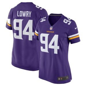 Dean Lowry Minnesota Vikings Women's Game Player Jersey - Purple