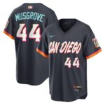 Joe Musgrove #44 San Diego Padres Obsidian 2026 City Connect Stadium Jersey