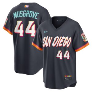 Joe Musgrove #44 San Diego Padres Obsidian 2026 City Connect Stadium Jersey