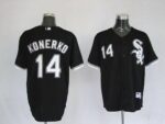 Chicago White Sox #14 Paul Konerko Stitched Black Jersey