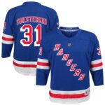Youth New York Rangers Igor Shesterkin #31 Blue Home Replica Player Jersey