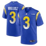 Sam Wiglusz Los Angeles Rams Game Jersey -  Royal