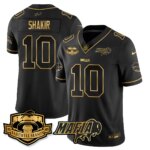 Khalil Shakir #10 Buffalo Bills BUF 2025 Bills Mafia Patch Gold Vapor Limited Jersey - All Stitched