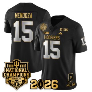 Fernando Mendoza #15 Indiana Hoosiers Vapor Limited Football Jersey - 2025 National Champions - All Stitched
