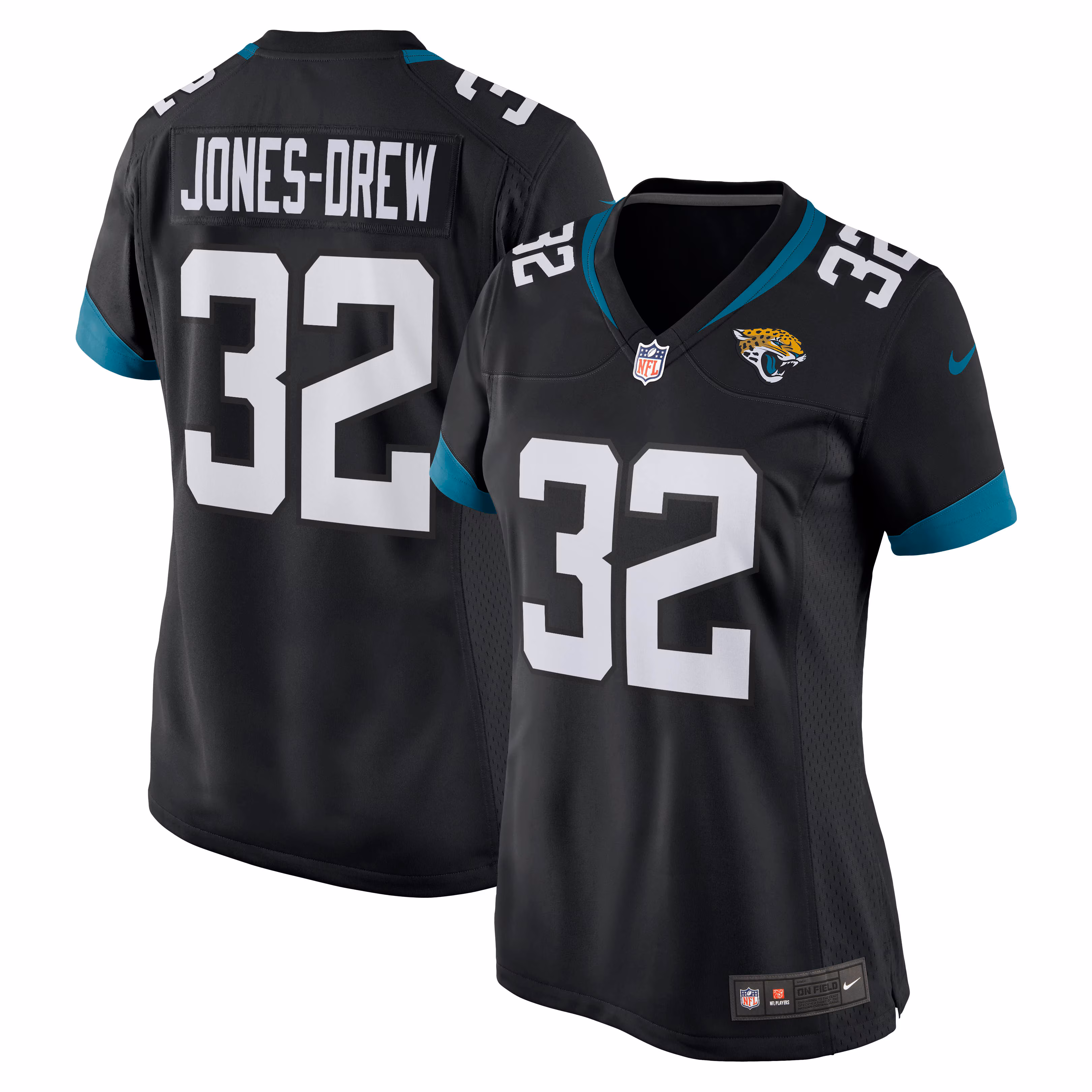 Maurice Jones-Drew Jacksonville Jaguars Women's Game Retired Player Jersey - Black