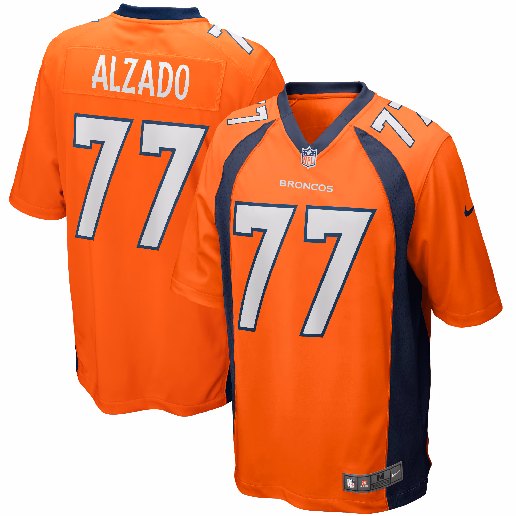 Lyle Alzado Denver Broncos Game Retired Player Jersey - Orange