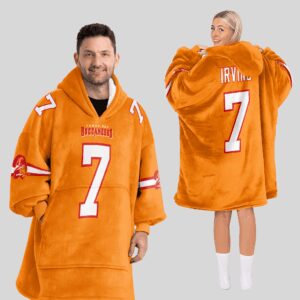 Adult B.I 7 Tampa Bay Football 50th Season Game Unisex Blanket Hoodie