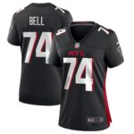 Travis Bell Atlanta Falcons Women's Team Game Jersey -  Black