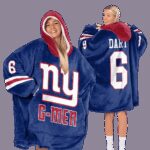New York G Football Unisex Blanket Hoodie