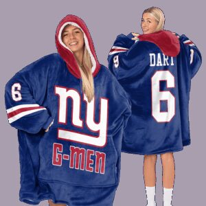 New York G Football Unisex Blanket Hoodie