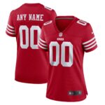 San Francisco 49ers  Women's Game Custom Jersey - Scarlet