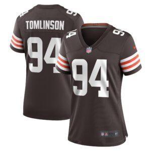 Dalvin Tomlinson Cleveland Browns Women's Game Player Jersey - Brown