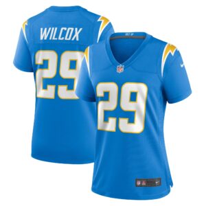Chris Wilcox Los Angeles Chargers Women's Team Game Jersey -  Powder Blue