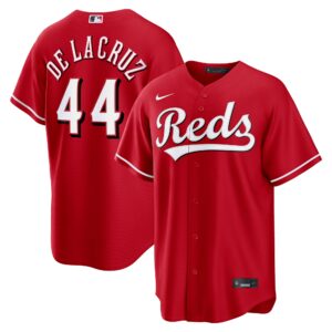 Cincinnati Reds Elly De La Cruz #44 Red Alternate Replica Jersey