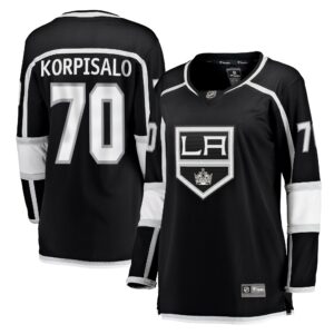 Joonas Korpisalo Los Angeles Kings Women's Home Breakaway Jersey - Black
