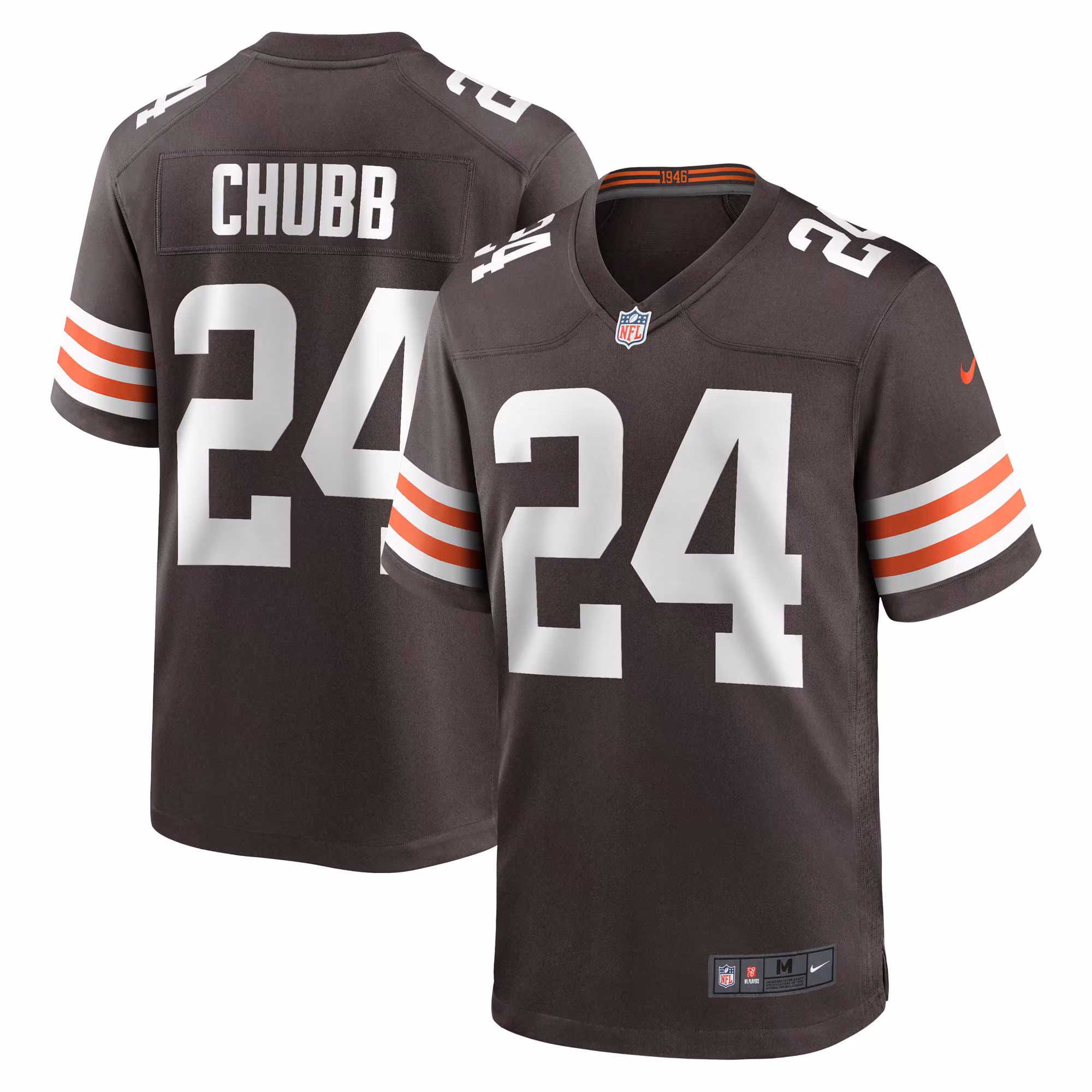 Nick Chubb Cleveland Browns Game Jersey - Brown