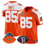 Cole Kmet #85 Chicago Bears CHI Dick Butkus Patch Throwback Vapor Limited Jersey - All Stitched