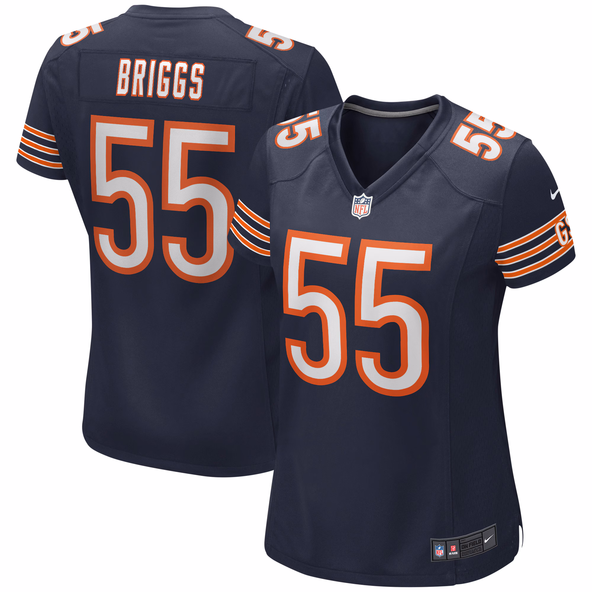 Lance Briggs Chicago Bears Women's Game Retired Player Jersey - Navy