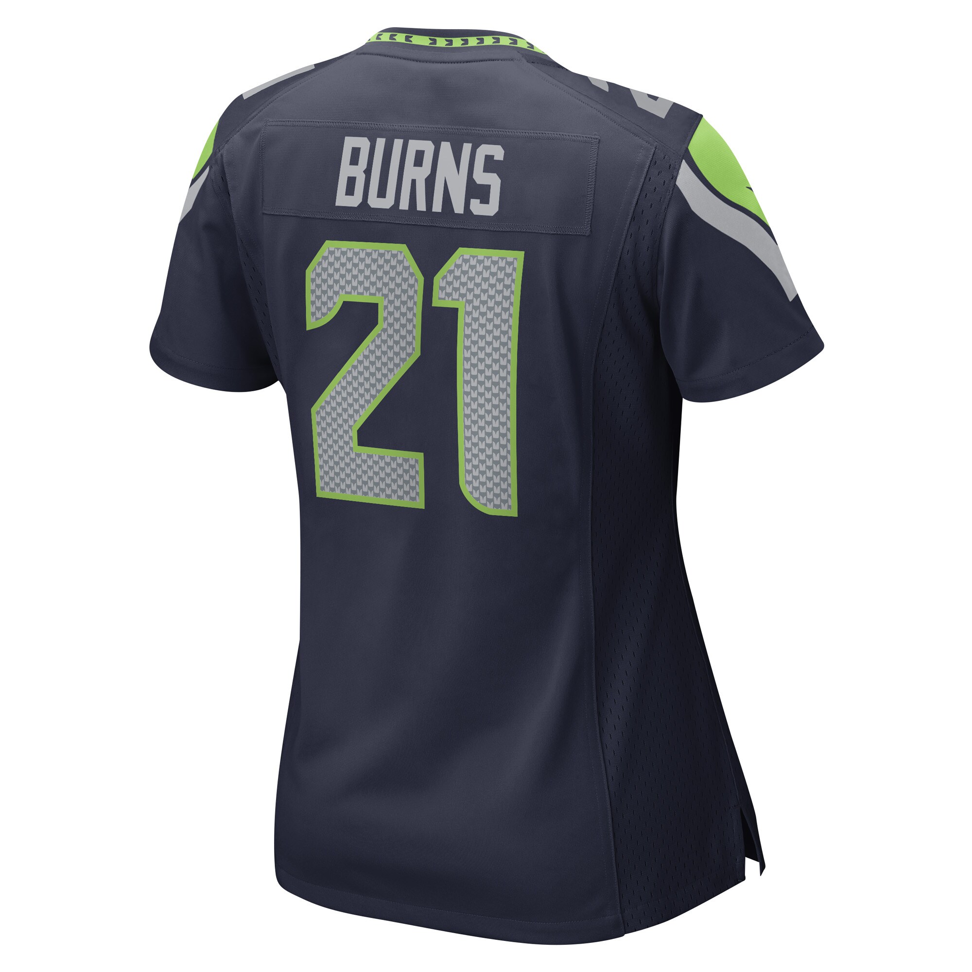 Artie Burns Seattle Seahawks Women's Game Player Jersey - College Navy - Image 3