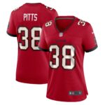 Derrek Pitts Tampa Bay Buccaneers Women's  Game Jersey -  Red